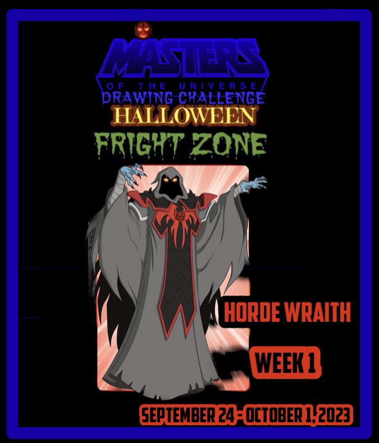 MOTUdrawing's tweet photo. Three entries for Week 1 of the
#MOTUHalloweenFrightZone 2023
🔥Horde Wraith! ⚔️💀
Artwork by
@lawtonbennie
@Brooksidefilms
And @batbomb82
#MastersOfTheUniverse #heman #hordewraith #motu #shera #theevilhorde #halloween https://t.co/jLVot20C8M