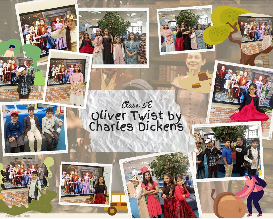 KomalMule_711's tweet photo. Grade 5E celebrated literacy week on theme Oliver Twist by Charles Dickens. #literacyweek #gnms #olivertwist @ShettySampoorna @ElenaSkater82 @gemsnms_alkhail https://t.co/57OqZAuYWI