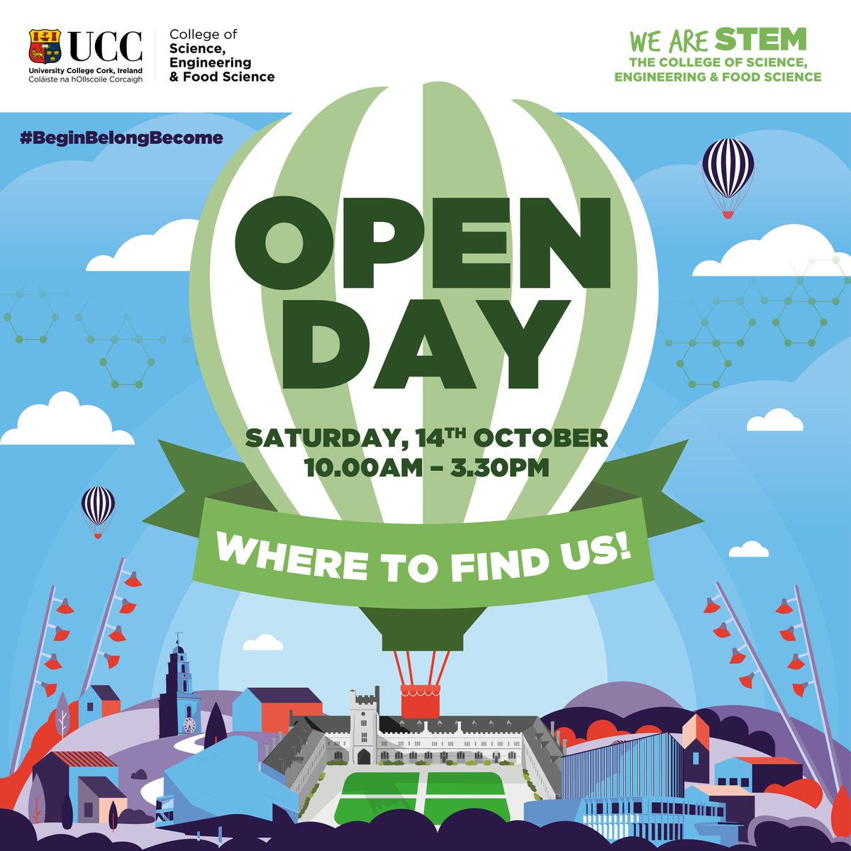 We are busy preparing for this year's #UCCopenday. Come and visit the BEES stand in the Western Gateway Building and learn more about our wide range of courses. bees.ucc.ie