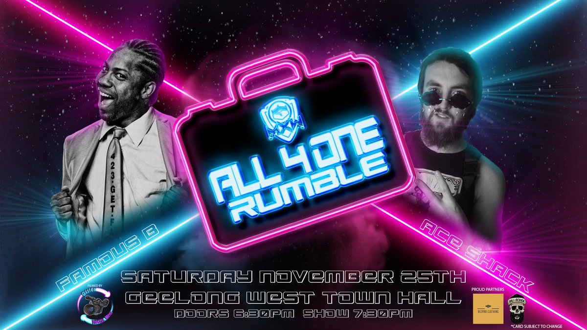 MXW_wrestling's tweet photo. #MXWAll4One

Ace Shack v Famous B

November 25th
https://t.co/r29Y9yn1l7 https://t.co/IrTb8Fv95s
