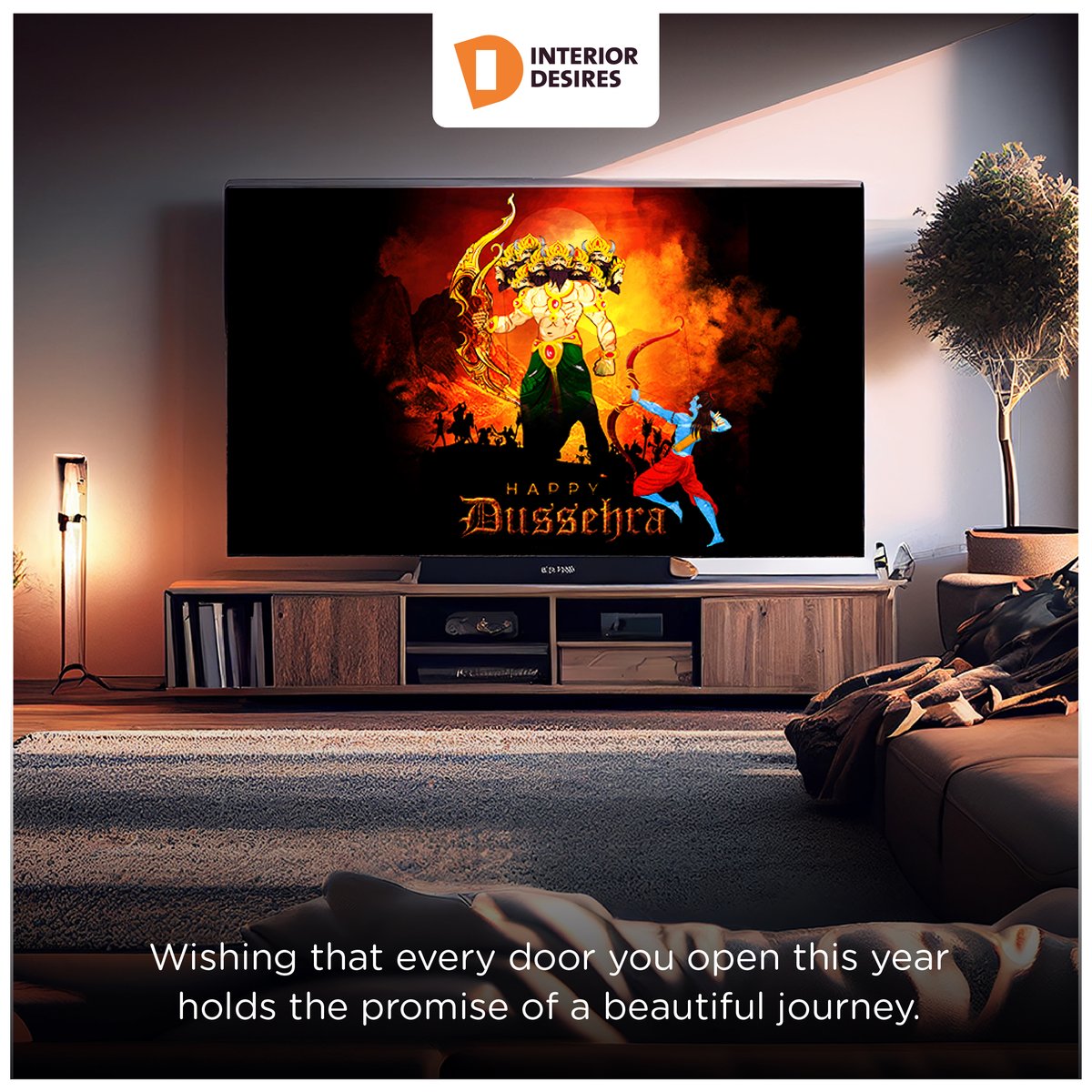 At Interior Desires, we help you open those doors to a world of design possibilities. Let's embark on this journey together, transforming your space into a destination filled with love and lasting memories.
Happy Dussehra from our family to yours! 🌼🪔🏠

#HappyDussehra #Dussehra