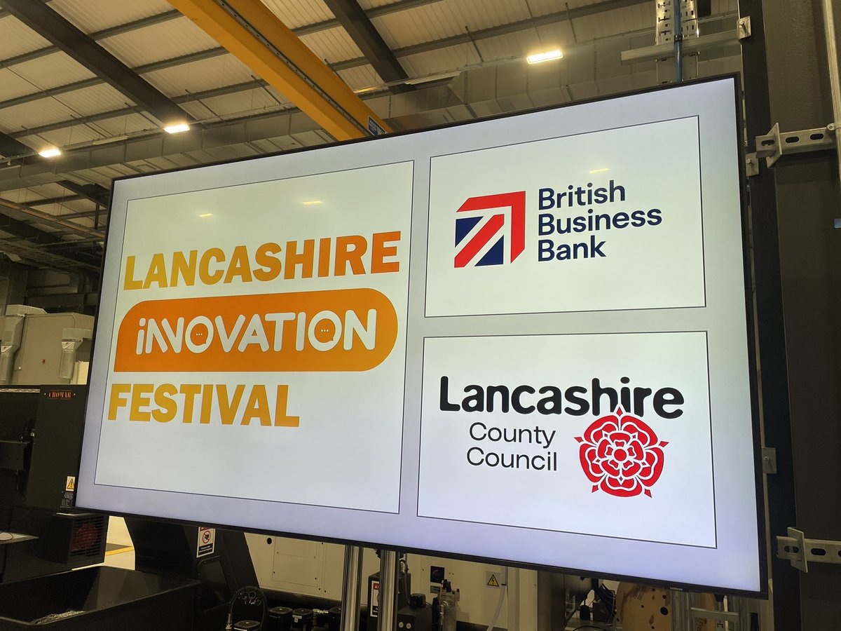 LancsInnovation's tweet photo. Today is the day of the Lancashire Innovation Festival 2023 here at AMRC North West! π
The #LANIF23 is supported by @BritishBBank π
We are looking forward to showing how Lancashire businesses engage with innovation and how they implement it.
#LANIF23 https://t.co/Xiek6xfENd