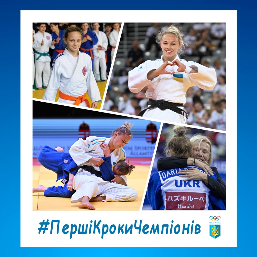 OlympicUA's tweet photo. 💥🇺🇦🥋Сьогодні гостем нашої рубрики #ПершіКрокиЧемпіонів є титулована українська дзюдоїстка Дар’я Білодід.
📷ІJF /Cоцмережі спортсменки
#НОК #Україна #BeActive #OlympicLesson #ОлімпійськийУрок #Білодід #дзюдо https://t.co/3T3mVuW8tm