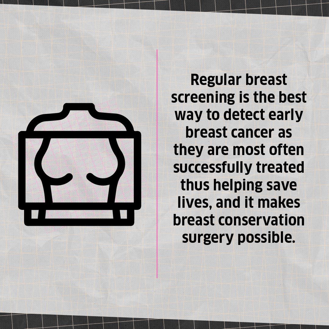 YOUWECAN's tweet photo. Early detection not only increases survival chances but also reduces the need for radical treatments. 

Breast conservation, a procedure that removes the cancerous lump while preserving the breast's appearance, has become the gold standard for early-stage breast cancer. https://t.co/fMS6APdo17