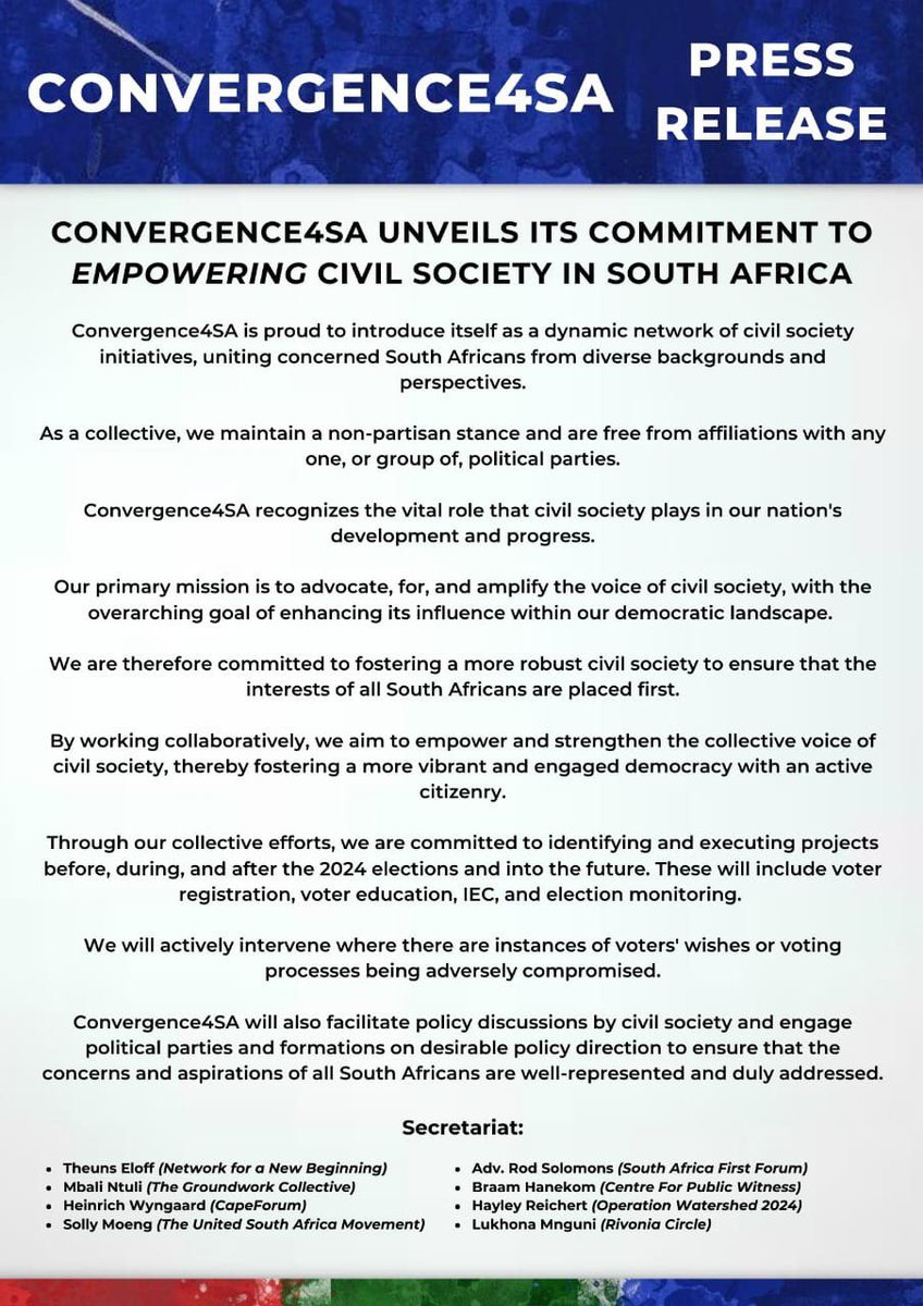 The United South Africa Movement - TUSAM tweet media