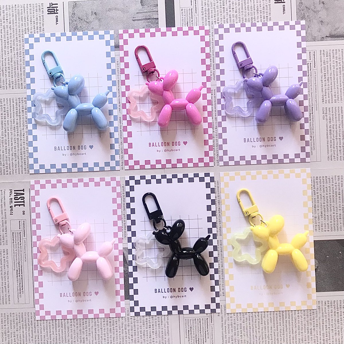hybcart's tweet photo. wts | lfb | ph

[ cute candy color balloon dog charms ]

— ₱50 ea (payo)
— 6 available colors/designs
— limited stocks only !

reply "mine + color + quantity" to claim ♥︎

🏷 keyring keyrings keychain charm star https://t.co/MtgxyvpPpu