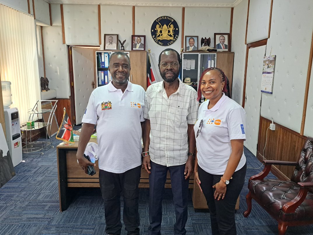 Courtesy call at the County government of Kisumu  by UNFPA  Kenya team on the #International Day for Disaster Risk Reduction 2023. 

#IDDR2023
#earlywarning
#disasterresilience
#disasterpreparedness
#breakthecycle