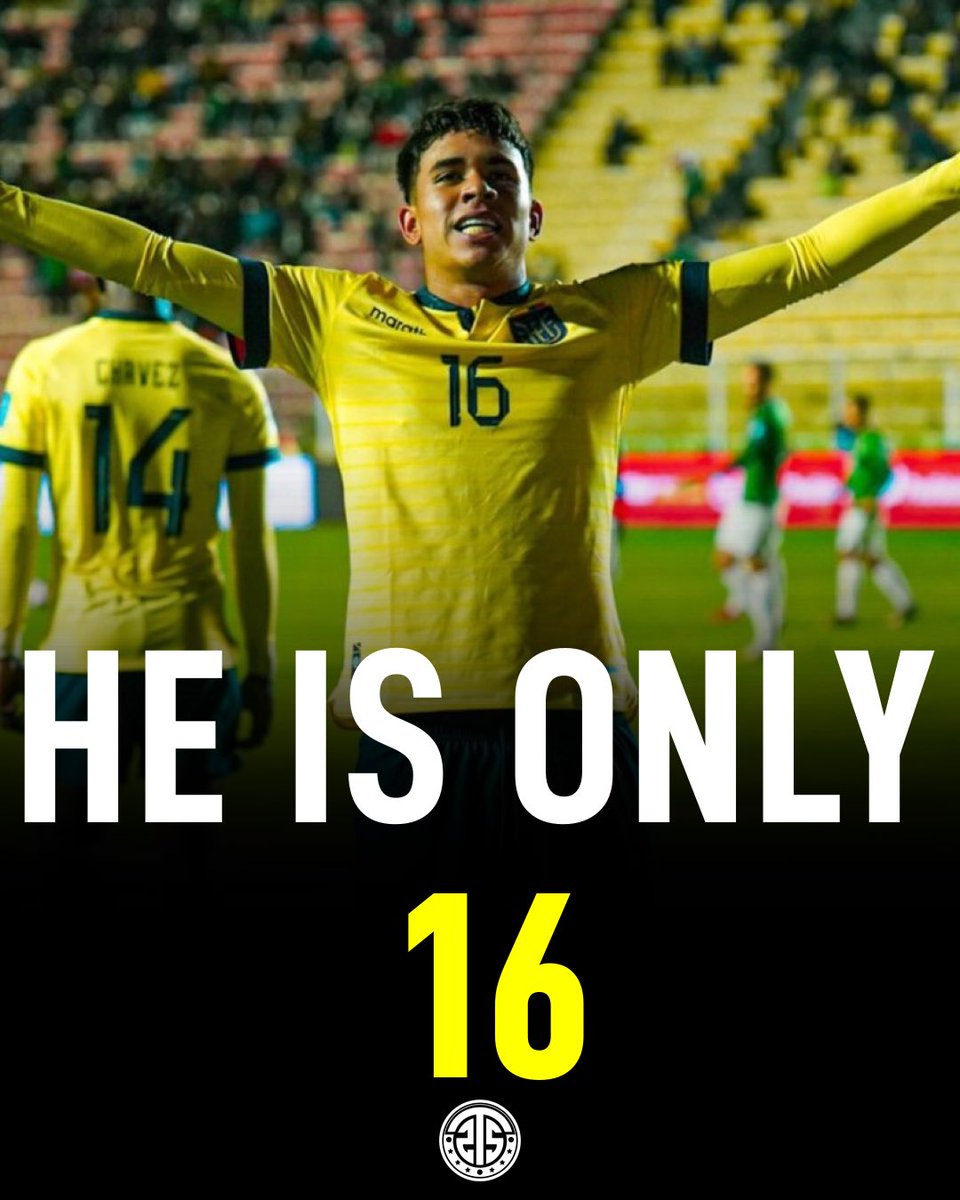 Kendry Páez is already:

⚽️The youngest to score in a U20 World Cup.
🔞The youngest to debut with the Ecuadorian national team.
🏆 The youngest to attend the CONMEBOL World Cup qualifiers.
🤝The youngest to convert in the CONMEBOL World Cup qualifiers.
💥The youngest to score