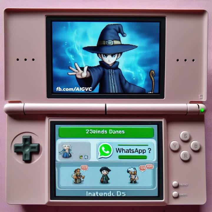AIGenGames's tweet photo. Title: WhatsApp 2
Genre: MMO, Messaging
Platform: Nintendo DS
Released in 2007 https://t.co/pHSPtSoccg