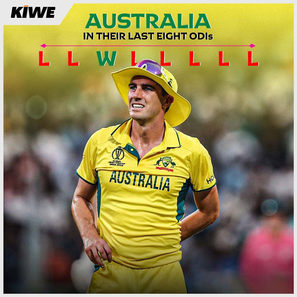 Kiwe_India's tweet photo. Not a great time for Team Australia 

Download the KiWE app from https://t.co/vPKVCy6JdO

#australia #kiwe #cricket #worldcup #odi https://t.co/mEyObnvp9l