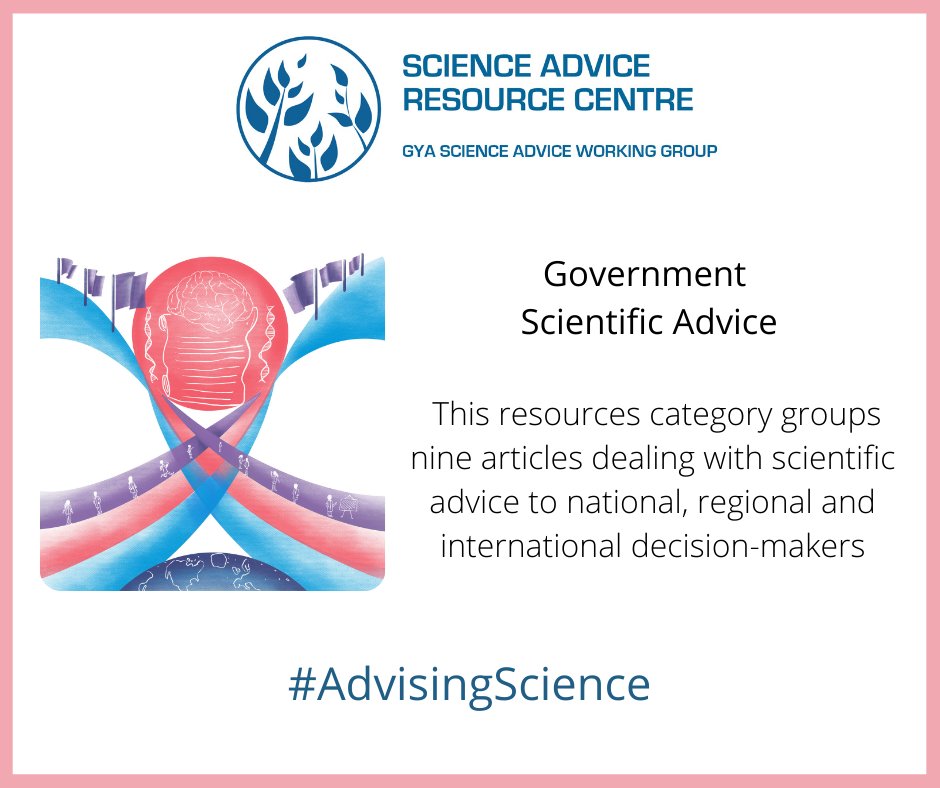 GlobalYAcademy's tweet photo. Science should have a privileged position in informing governments about policy development.
The GYA Science Advice Resource Centre supports Early-Career Researchers in their efforts to get a basic understanding of the topic!
Check it out! https://t.co/S21WmHoArN
#AdvisingScience https://t.co/jSHyxND6Ce