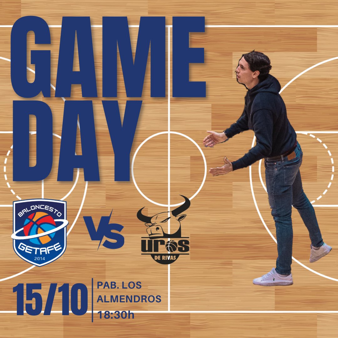 cbgetafe's tweet photo. 🏀 GAME DAY 🏀

⛹🏻‍♂️ Nuestro Nacional Masculino el domingo a las 18:30

🆚  @UrosDeRivas 

🗣️@FernandezJavi_ : “Sin duda alguna, Rivas es actualmente uno de los equipos más en forma del grupo. Es un equipo con muchas similitudes al nuestro.”

💻 https://t.co/EW13agy0x0

#FamiliaCBG https://t.co/7rIM1fKfQq
