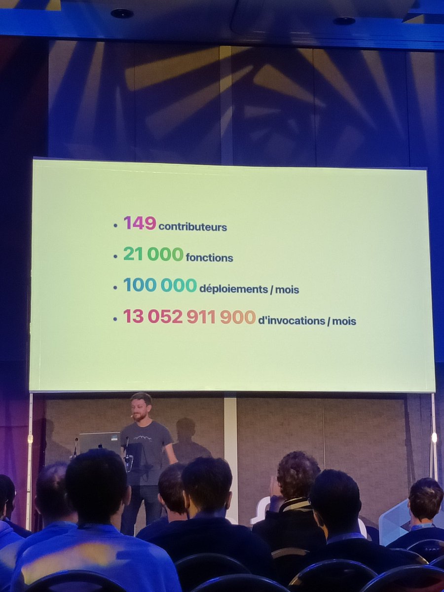 laravel_france's tweet image. Merci @matthieunapoli de contribuer à démocratiser le serverless et notamment à travers le framework Bref ! #forumphp