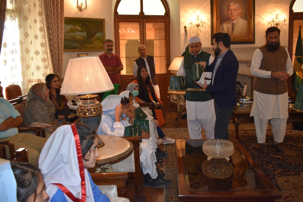 BedariPakistan's tweet photo. 🏆Shining Bright: Our Girls Receive Honors from the Governor of Punjab! 
A moment of pride, a moment of celebration! Our remarkable girls were bestowed with honors by the esteemed Governor of Punjab.
@MalalaFundPK  @girlsed  @GIRLSInspire_ 
@CRMPakistan @cbmWorldwide https://t.co/ZzvNn0Jdyu