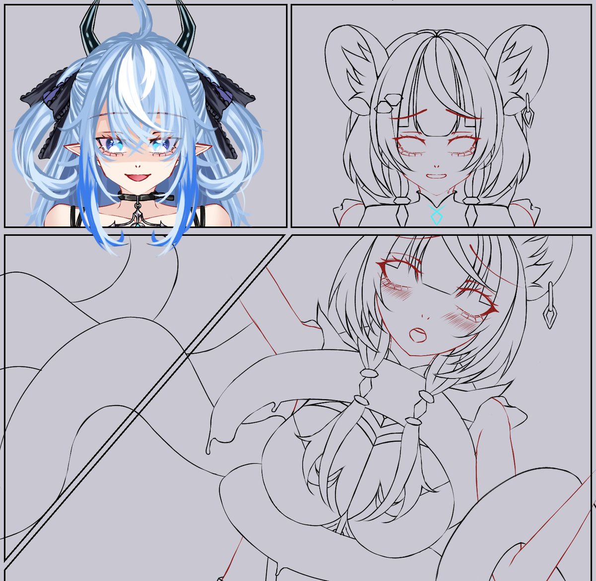 shi_oru's tweet photo. มือจะหงิกลิ้ววว
#PEROArt #ElzeArt https://t.co/4CWnY98F6a