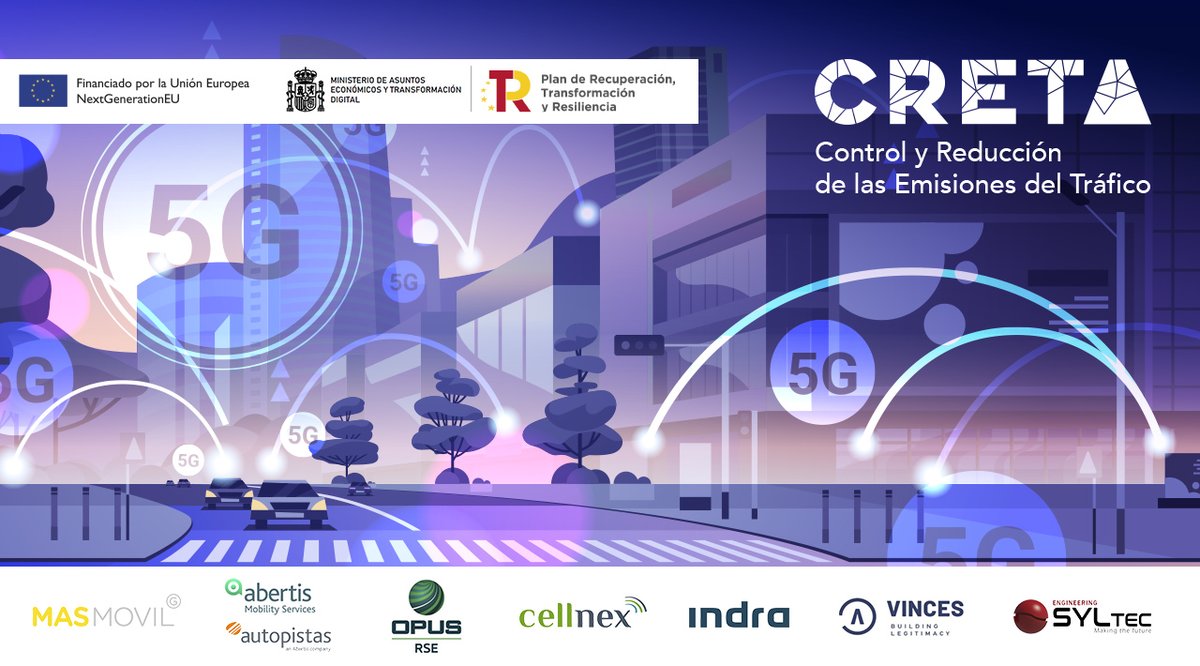 ¡El proyecto #CRETA ya tiene página web! Esta iniciativa tiene como objetivo reducir las emisiones del transporte a través de tecnologías innovadoras que permiten una gestión activa de la #movilidad
Descubre más sobre el proyecto en la web ➡️ cretaproject.com
