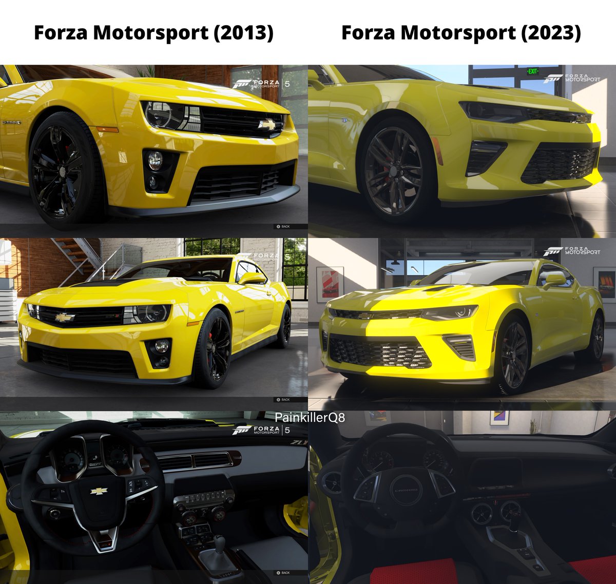 ShareGamePlay's tweet photo. Why does Forza Motorsport 5 look so much better than Motorsport 2023?🤔

Could ray tracing be the reason they had to downgrade it?
@dark1x 

📷@PainkillerQ8
#ForzaMotorsport #Xbox https://t.co/rZhXHfGHw3