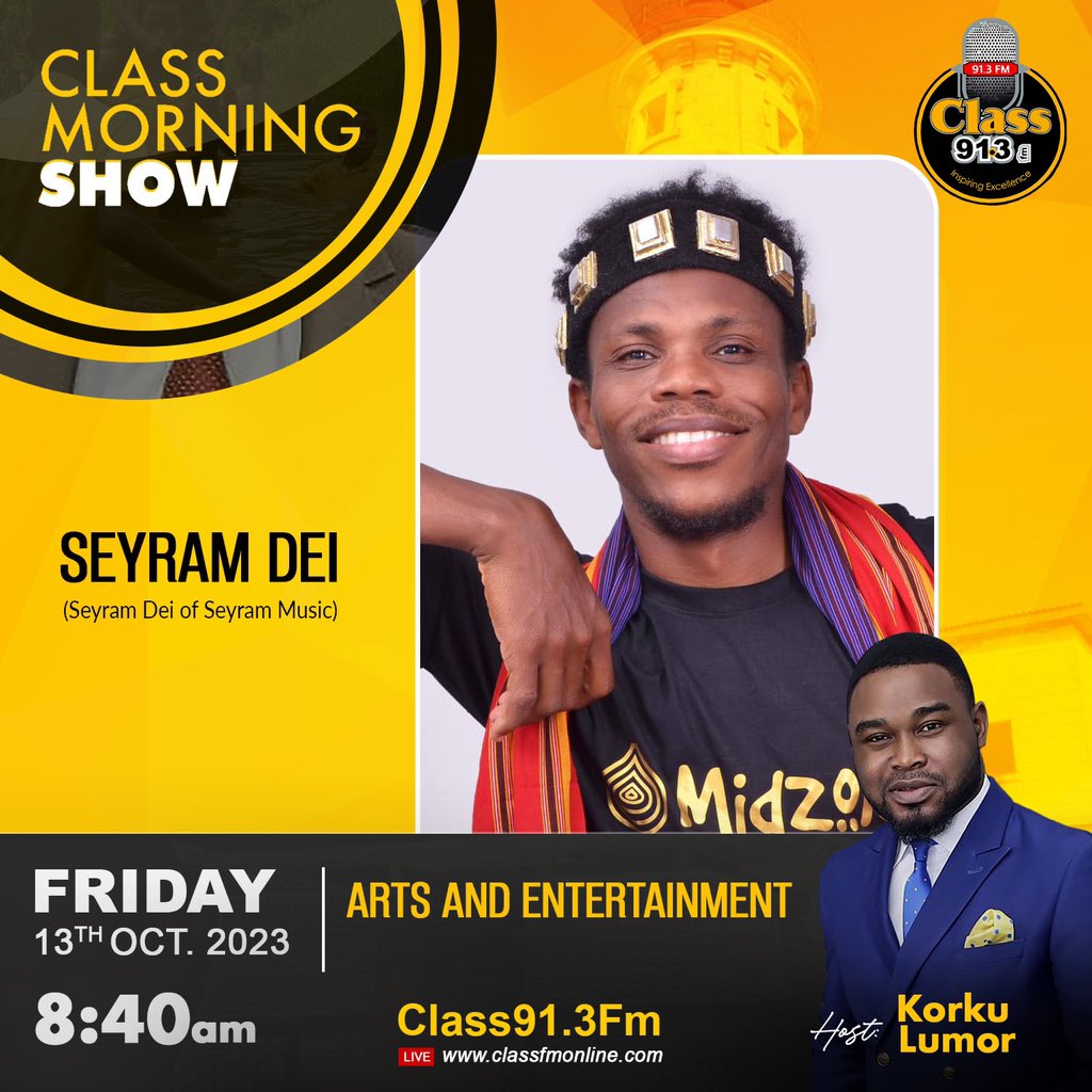 Live on <a href="/morningshow_hun/">ClassFM Morning Show</a> . #EweFolkMusicConcert28thOctSerenityHouseGhana. #midzoLa