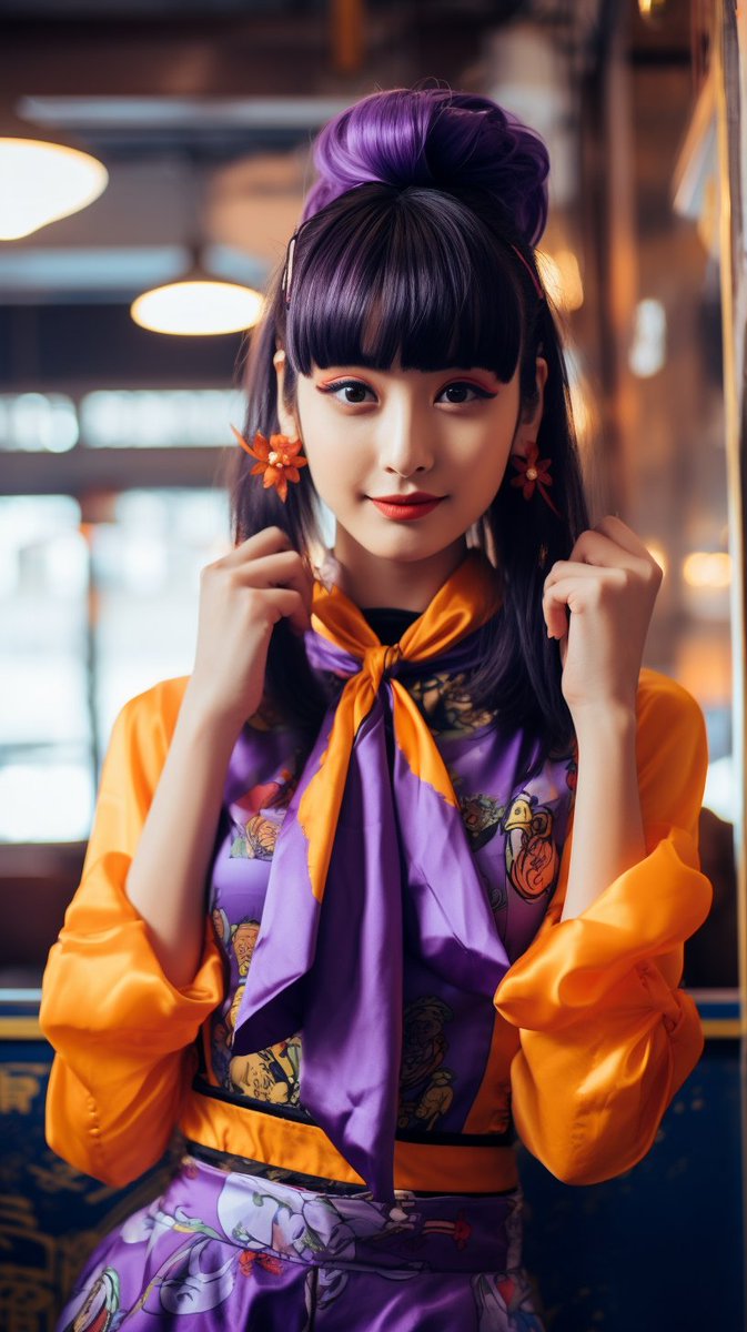 MasterCraftAI's tweet photo. Presenting Chi-Chi

#AIFashion #DragonBall #DragonBallDaima #aiart #cosplay #cosplayer #ai #midjourney #runwalml #HalloweenCostumes https://t.co/WGYjEGO64N