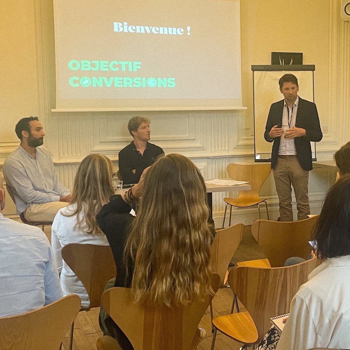 Ce matin, nos équipes nantaises ont rendez-vous au Manoir de Procé pour un workshop inédit : Objectif Conversions !