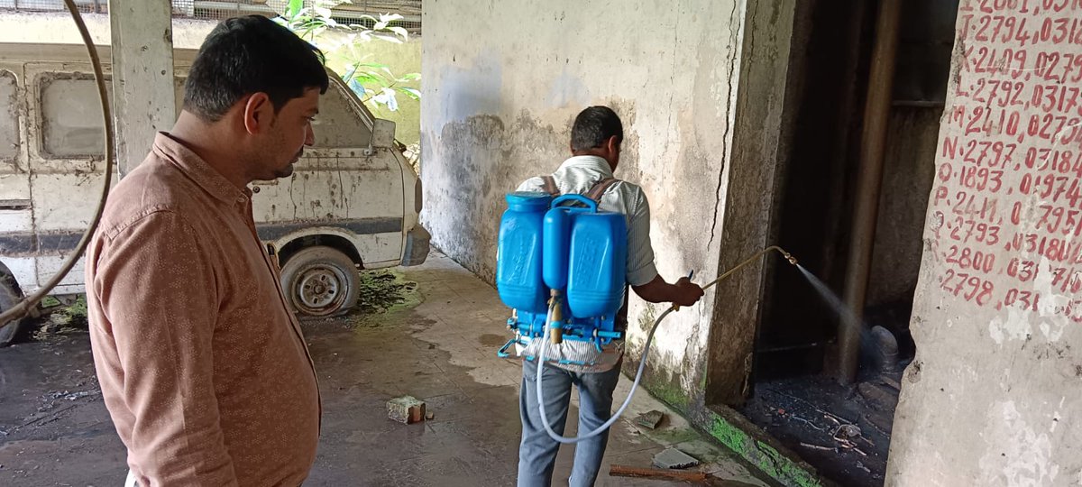 13/10/2023
આજરોજ વાપી ના ચલા વિસ્તારમાં મેલેરીયા, ડેન્ગ્યુ અટકાયતી પગલાં તરીકે દવા છંટકાવની કામગીરી કરવામાં આવી. 
<a href="/DDO_VALSAD/">DDO Valsad</a> <a href="/valsad_cdho/">CDHO VALSAD</a>