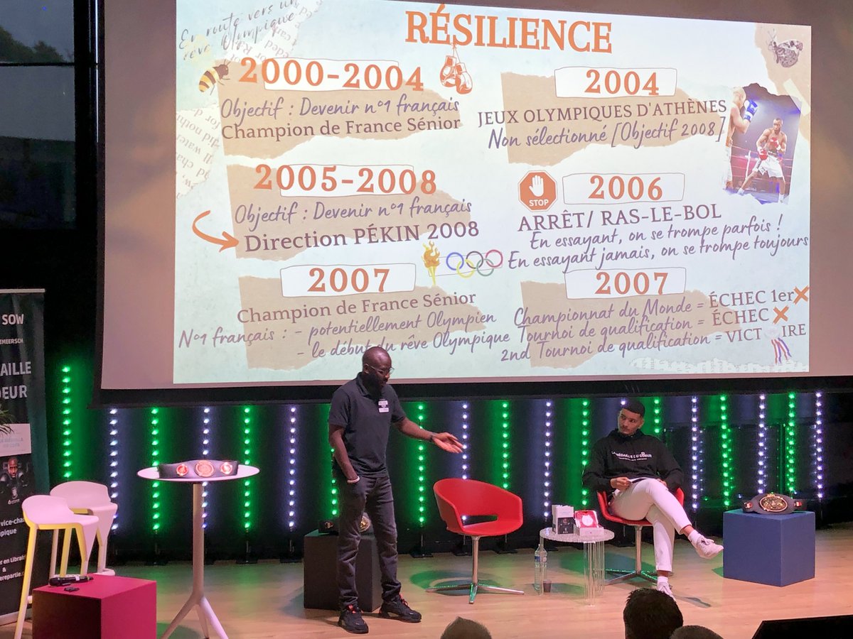 Bon moment de partage entre Daouda Sow (ancien boxeur de Hem, médaillé aux JO) et les Masters #STAPS #EOPS de <a href="/univ_lille/">Université de Lille</a> à <a href="/LILLIADlci/">LILLIAD</a> pour la conférence (proposée par #Xperium dans le cadre de la <a href="/FeteScience/">Fête de la science</a>) intitulée: carte blanche

<a href="/BdeStapsLille/">BDE STAPS LILLE</a>, <a href="/UFR3S_ULille/">UFR des Sciences de Santé et du Sport (UFR3S)</a>, <a href="/univ_lille/">Université de Lille</a>