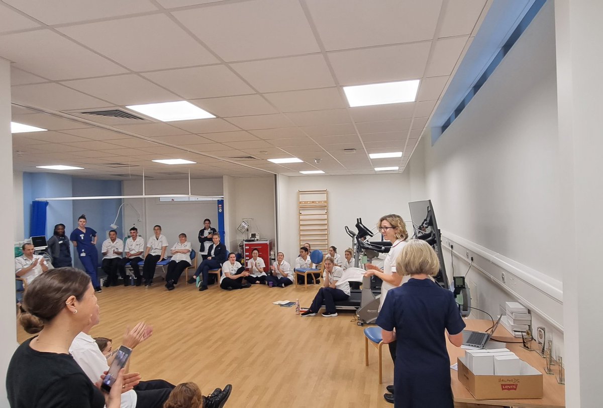 The Awards have started, <a href="/Pippahales/">Dr Pippa Hales</a> and Chief Nurse Maura Screaton highlighting the importance of Celebrating Everybody! 🍾 🥳 Many, many AHPs here (+ hidden round the corner) #AHPsDay