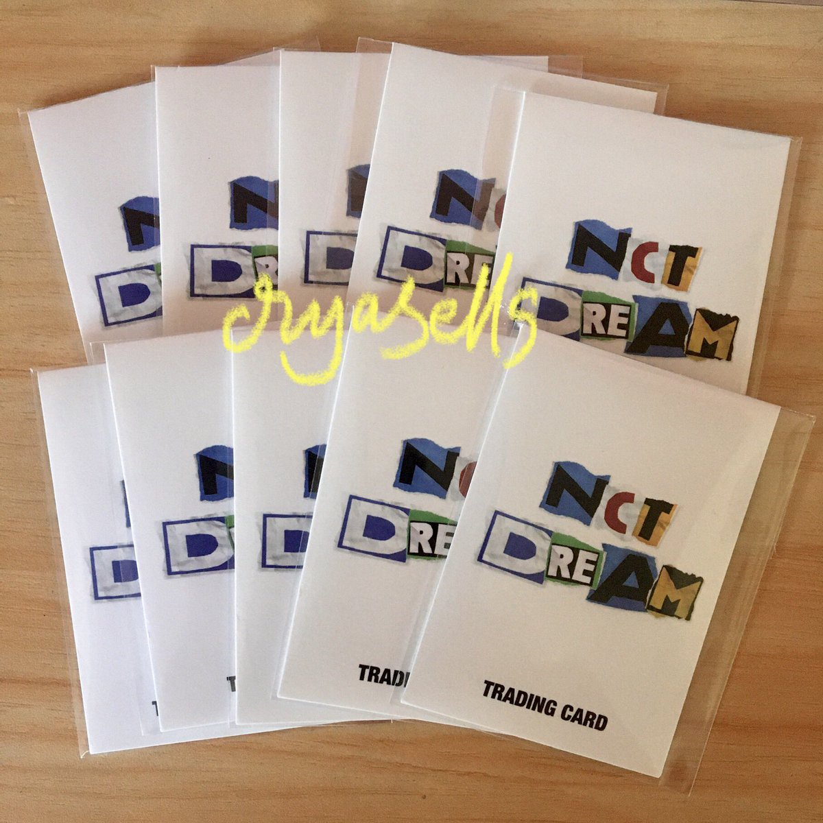 bnsnicrya's tweet photo. ☆ #cryapdates 🍒 ☆
⠀— nct dream istj trading card A and B
⠀— on hand ✅ https://t.co/hUkFYF5n74