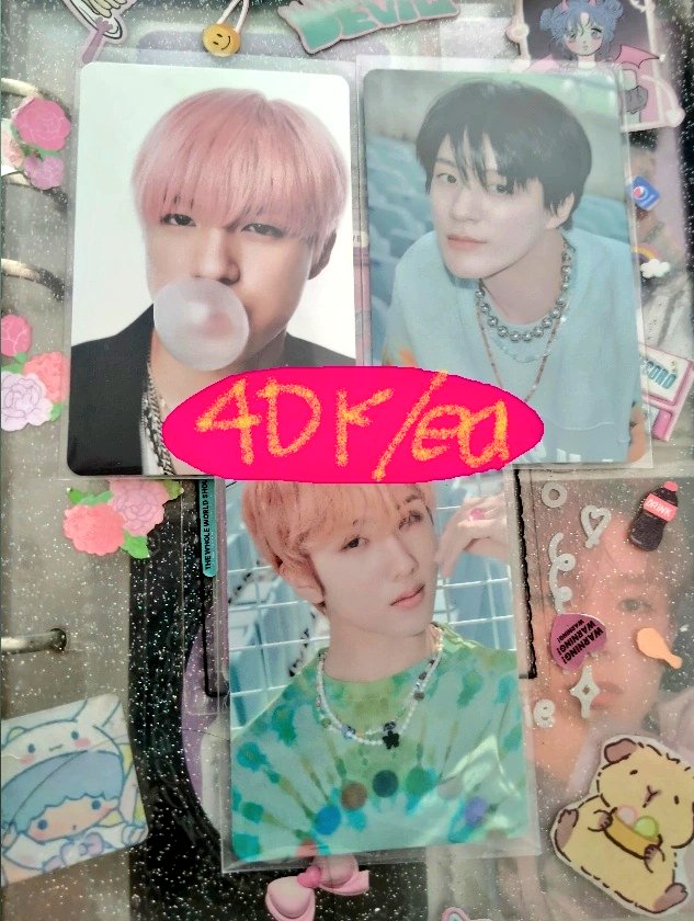 help rt and like 🌷
----- 🛒 wts | want to sell in rush

# price in pict
# medan, ina
# exc pack
# keep event with dp

📎t. wts wtb pc nail glaze jeno jisung hello future glitchmode