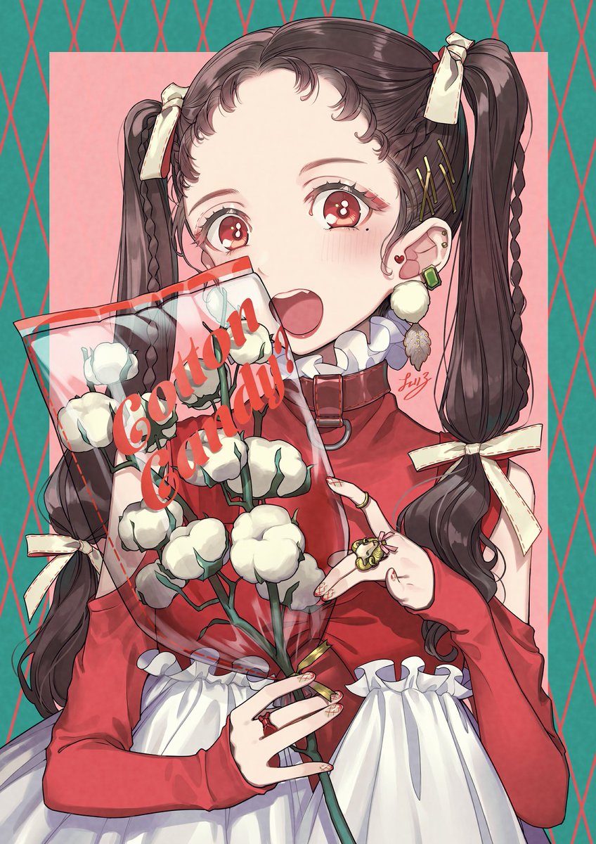 「わたがしとわたし#関西コミティア68 用のイラストです 」|チェリ子 4/30超ボーマス 5/5コミティアのイラスト