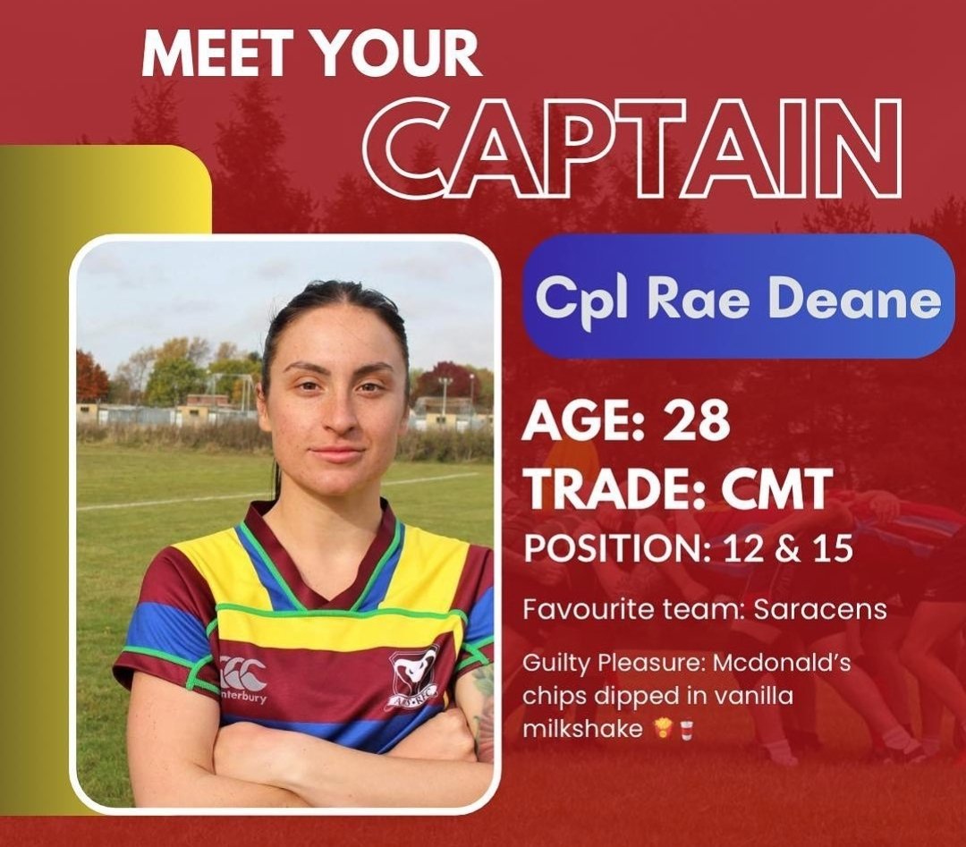 As we get closer to Ex RED ROSE 23, we'll be doing some profiles of our amazing team! We kicked things off with our team captain, Rae Deane! 🐍🏉