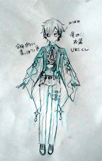 浮奇くんを描くぞ💪