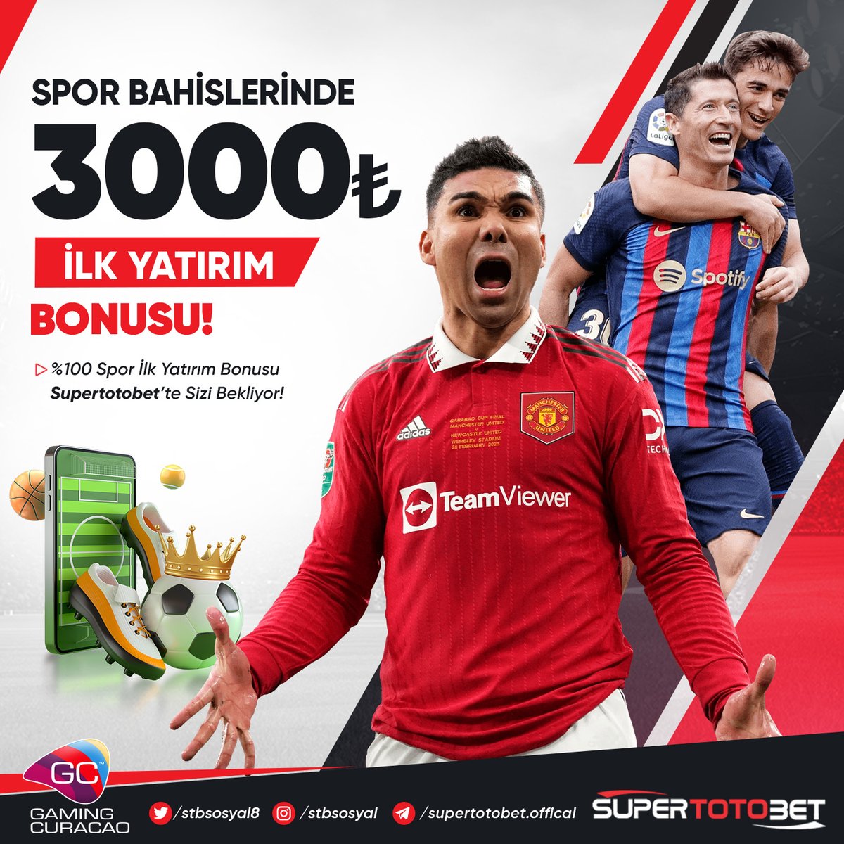 ⚽️SÜPERTOTOBET'TE SPOR DEVRİ ⚠️İLK YATIRIMA 3000₺ BONUS 🔴Sitemizde Üyeliğini Yeni Oluşturmuş 🔴Veya Yatırım Yapmamış Tüm Üyelerimiz için ♦️Yatırdığınız Kadarını Yani %100'ünü ♦️Sitemizdeki Hesabınıza Ekliyoruz 😎Kripto ile 5.000.000 TL'ye 💰Kadar Çekim İmkanı SUPERTOTOBET'TE