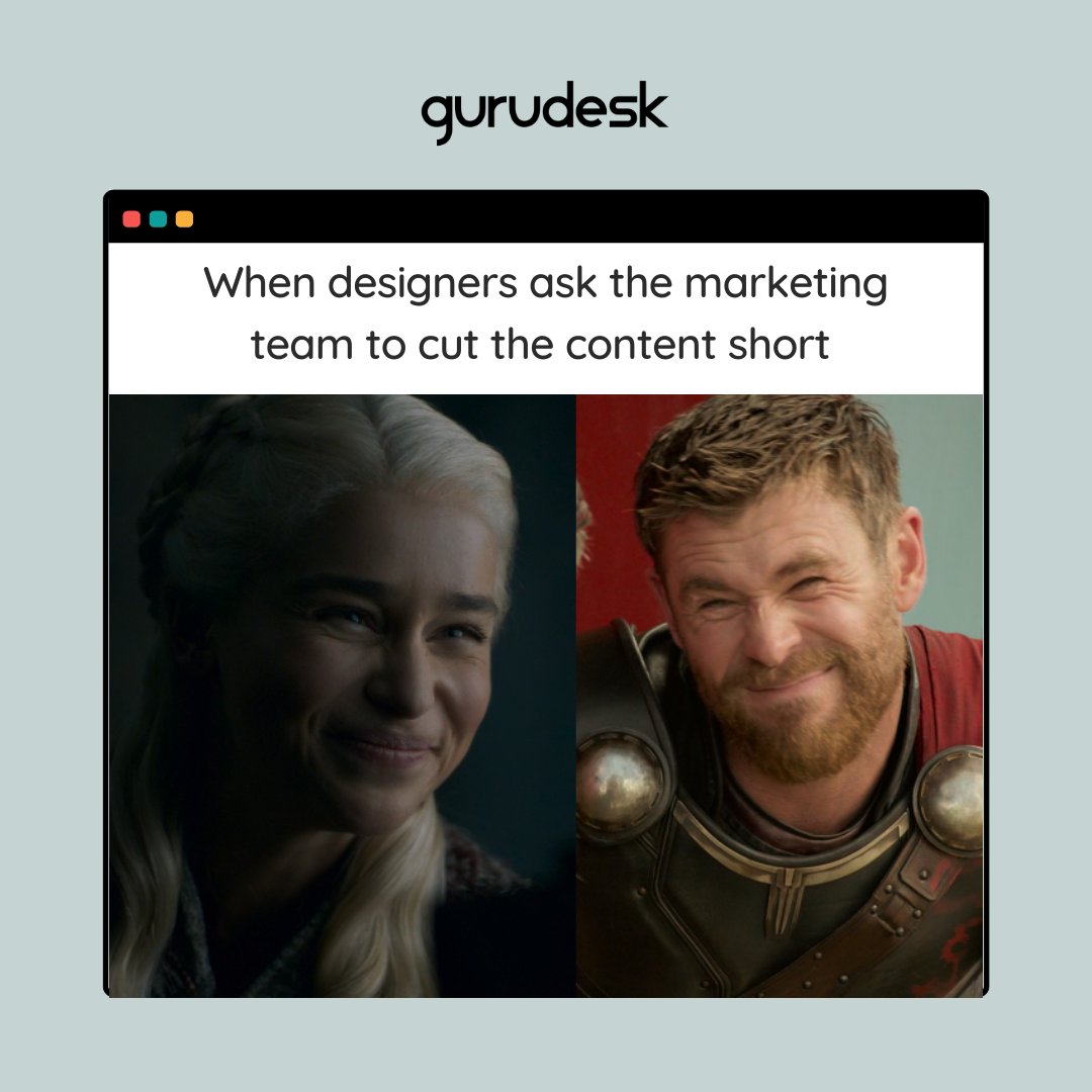 Behind the scenes at GuruDesk: Our content creators and design team engage in a friendly ping-pong match of ideas and visuals. 🏓😄 

Kudos to our designers for transforming our vision into works of art.