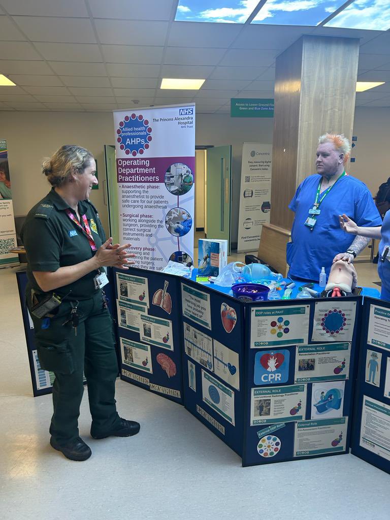 Team CSS are proud to support AHP day here at @NHSHarlow - come along to the displays in the foyer by pharmacy <a href="/zowieeeeeeeeeee/">zowie copeman</a> <a href="/sharon_mcnally/">Sharon mcnally</a> <a href="/TherapiesPah/">PAHTherapies</a>