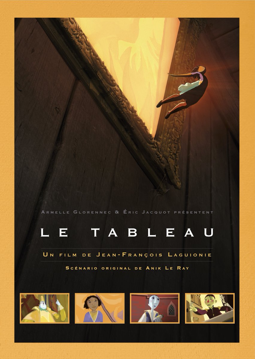 Pour une immersion complète dans l'univers de la peinture, nous vous conseillons de regarder Le Tableau ! Ce film au graphisme époustouflant ouvre, aux plus jeunes spectateurs, les portes du monde de l’art, avec ses questions et ses rêveries. 🎨  

Le Tableau, à partir de 6 ans