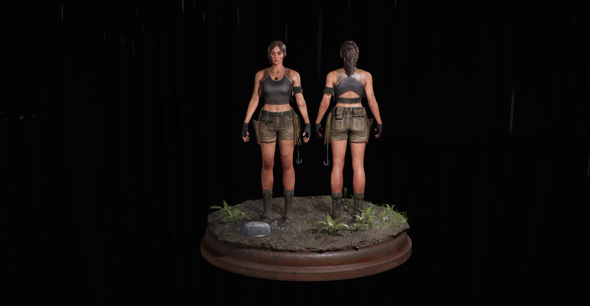 davidgrette's tweet photo. To demonstrate the characters, we have also prepared several unique biomes - winter, desert, forest and rain.  Lighting and post-processes are still in progress, but we would like to show you the stand assets. https://t.co/gPnEkX1PKK