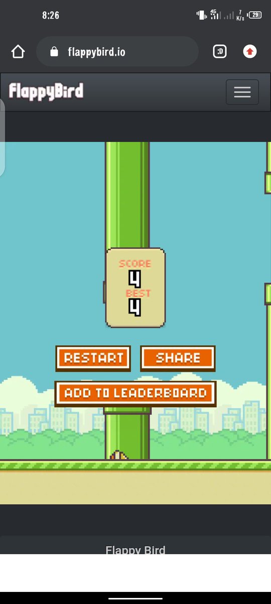 Joystiq_of_UI's tweet image. Jumped on the Floppybird challenge for "In the garden" party free ticket and scored 4
@NoahsArrk 
#inthebuilding