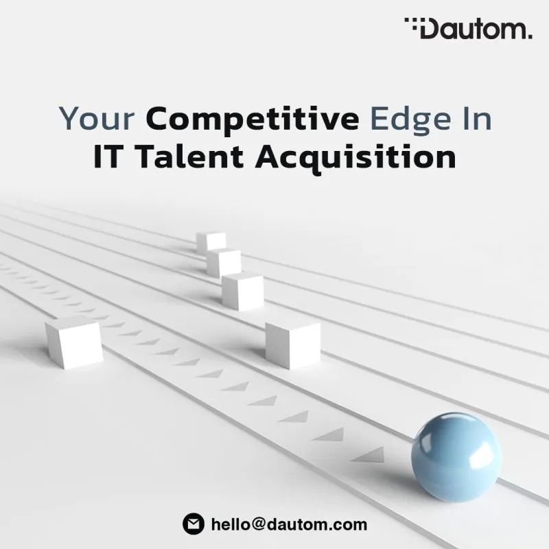 DautomTech's tweet image. Unlocking the best IT talent isn&apos;t a race - it&apos;s a marathon. Let us help you stay ahead in the game of IT talent acquisition!

#Dautom #ITtalent #ITrecruiting #ITstaffing