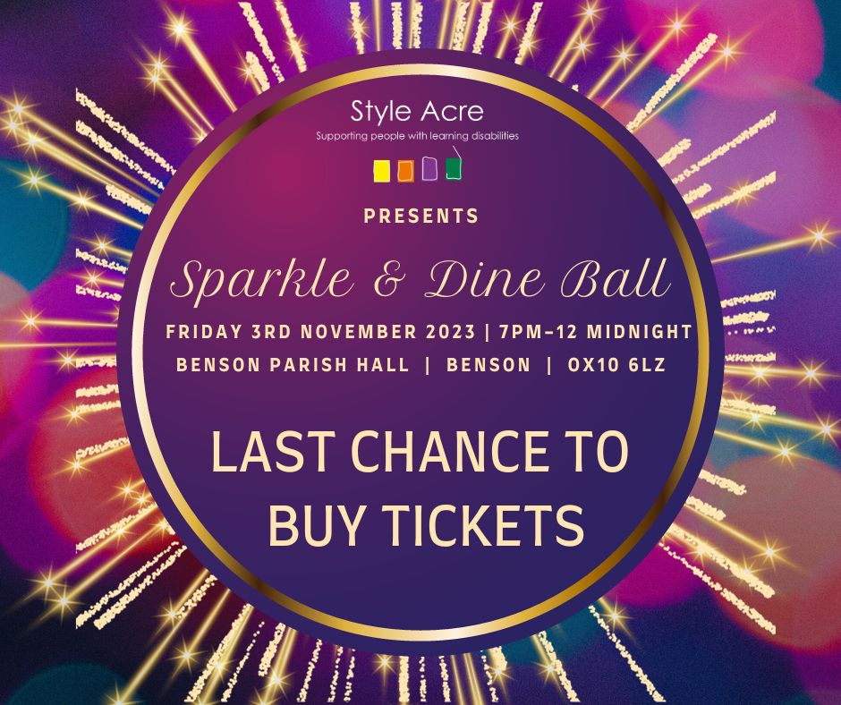StyleAcre's tweet photo. Today is the last day to buy your tickets for our Sparkle and Dine Charity Ball, taking place on Friday, 3rd November, at Benson Parish Hall. 😀👍
Join us for a great evening full of good food and entertainment. 😀🎤💃🕺 
To get your tickets go to 👉 https://t.co/3ANr0dDqz6  😀👏 https://t.co/VlBldZFmPK