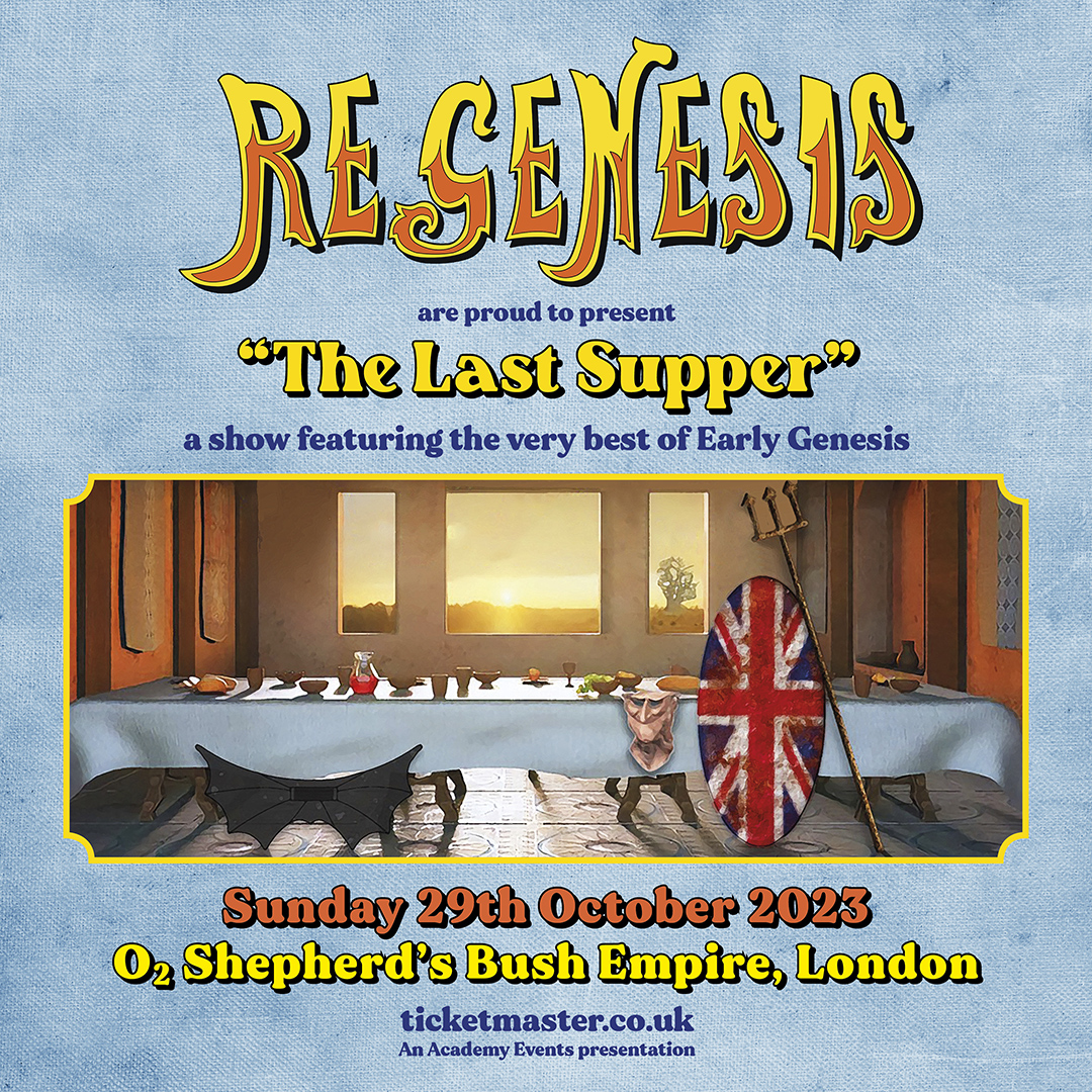 academyevents's tweet image. In 1994, a group of musicians were sitting in a bar discussing their love of the music of early Genesis. That conversation led to the founding of #ReGenesis! 

Support: DB-Infusion

Catch them at @O2SBE on Sunday 29 October

🎟️ Find tickets 👉 amg-venues.com/Tncx50PV5Sb