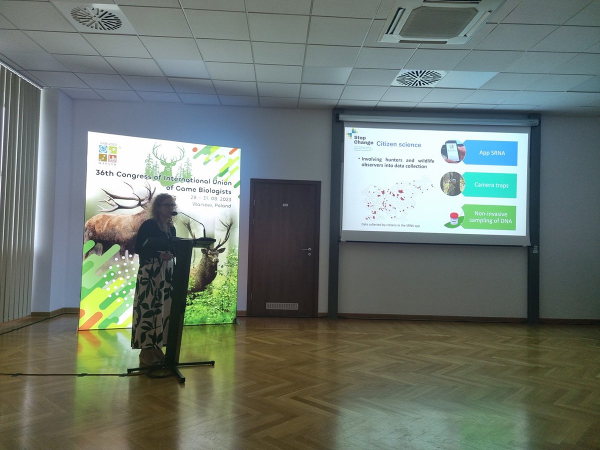 MolecularEcolUP's tweet photo. Here are photos from the 36th Congress of the International Union of Game Biologists (#IUGB).
At the congress, Prof @BuzanElena presented the topic of the #diet of #wildboars🐗and #wolves🐺and the method of #metabarcoding.
#SRNA #app #cameratrap @StepChangeEU @si_upr https://t.co/OnkidiMMTU