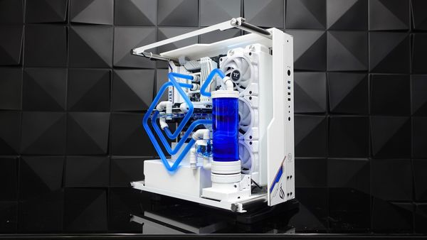 ThermaltakeInc's tweet photo. What a beautiful Core P3 Snow build with interesting geometric custom loops!
Thanks for the continuous support, Declassified Systems!
#Thermaltake #CoreP3 https://t.co/hucBkM6cwj