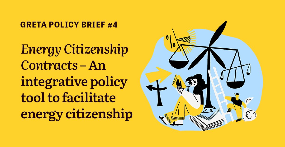 How can policymakers formalize and regulate mutual benefits, rights and duties among #energytransition stakeholders?

📌 Promote and engage in developing Energy Citizenship Contracts to facilitate #energycitizenship actions and provide a solid basis for energy communities.