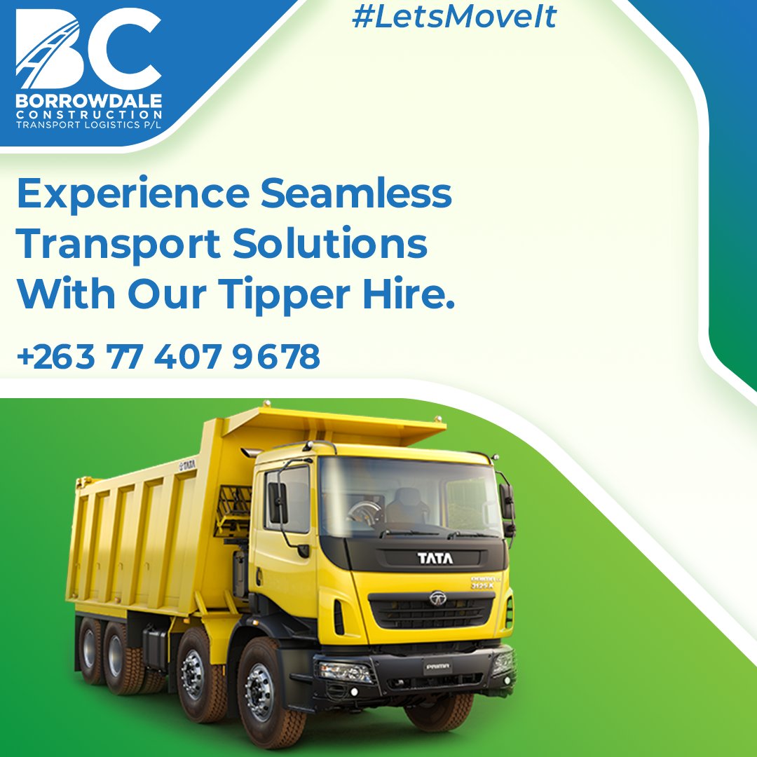 Borrowdale_Con's tweet photo. Let us handle the heavy lifting while you focus on what truly matters success!

 #TransportRevolution #EfficiencyUnleashed #SeamlessSolutions #GameChanger https://t.co/2CFrvTSl63