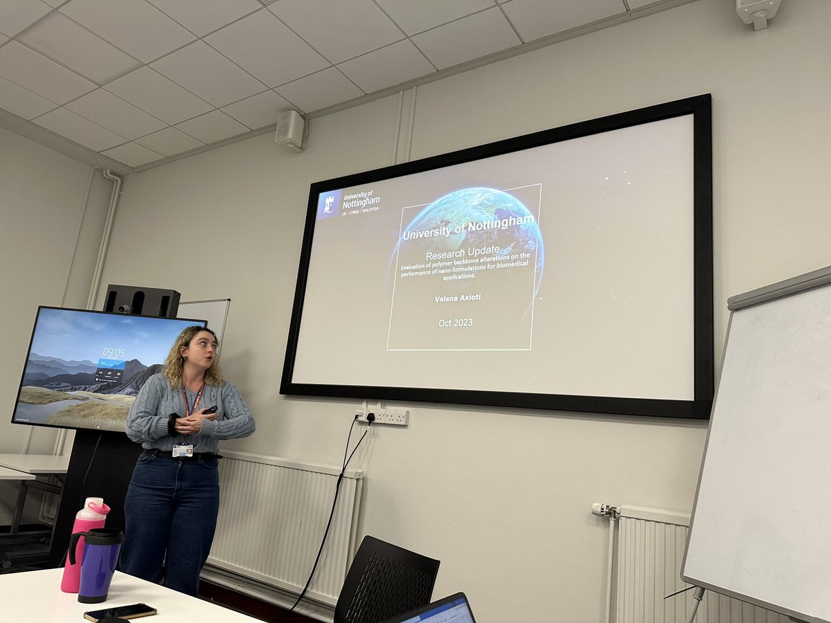Today in our joint group meeting with <a href="/uonhowdlegroup/">Howdle Group</a> it’s <a href="/valenaax/">Valena Axioti</a>’s turn to present!
