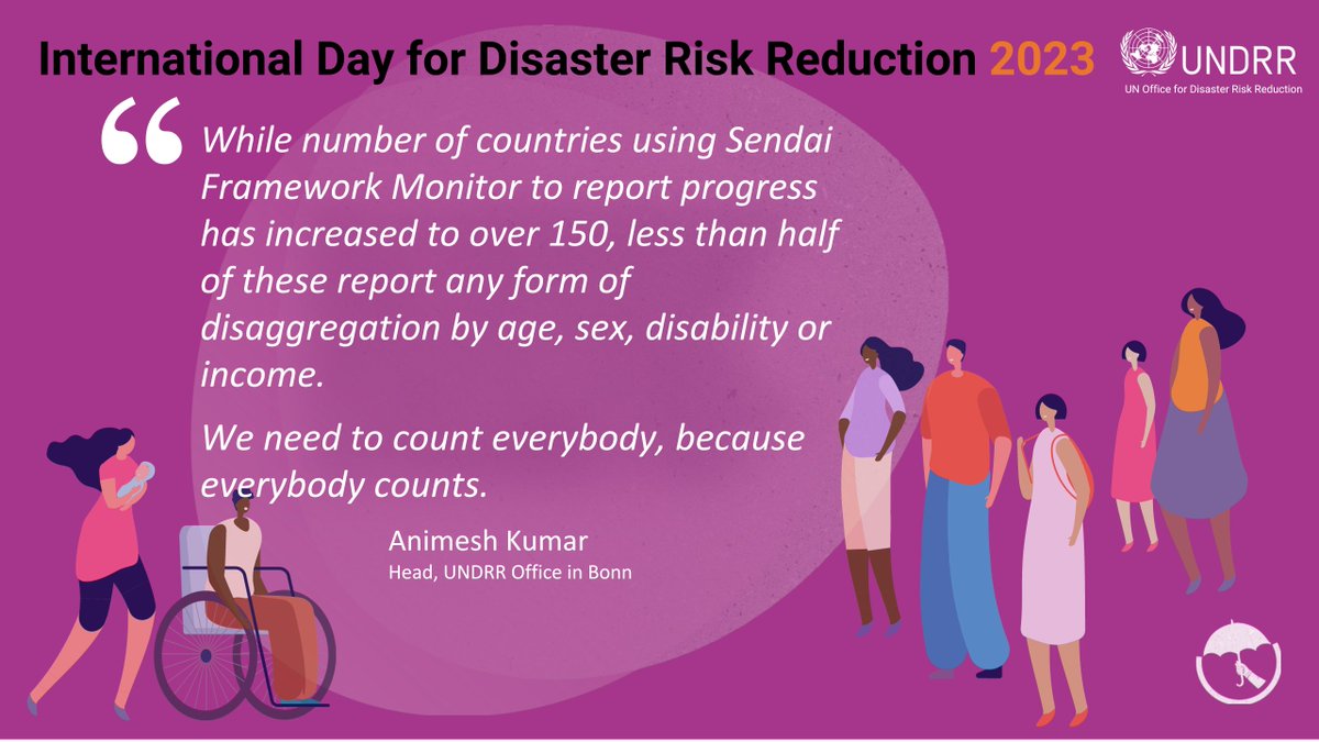 This #DRRDay, we explore the relation between disasters and inequality - We need to fight inequality for a resilient future. @UNDRR #BreakTheCycle