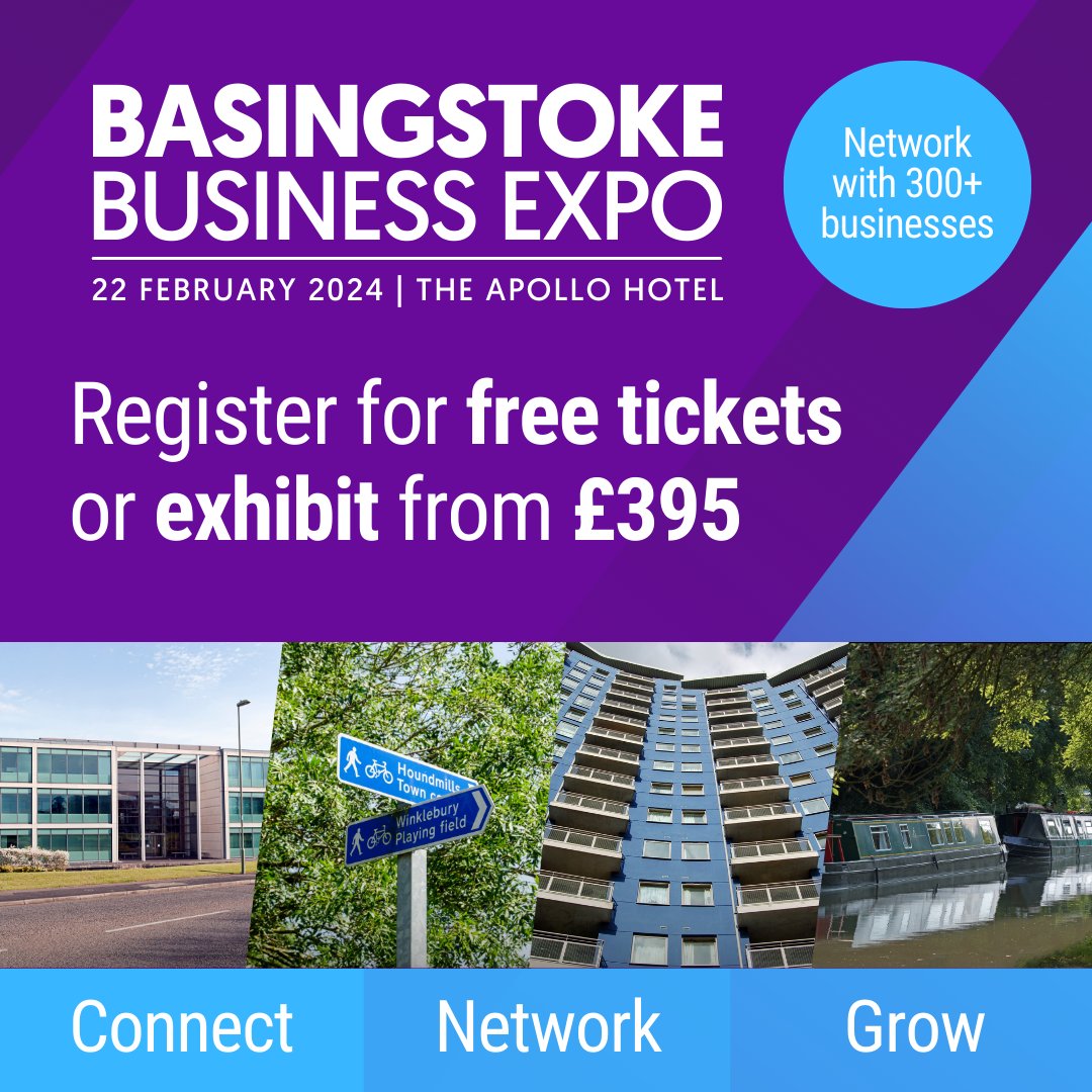 If you are looking to attend the Basingstoke Business Expo as a visitor for FREE, simply pre-register online: b2bexpos.co.uk/event/basingst… 🎫 #Business #BasingstokeNetworking