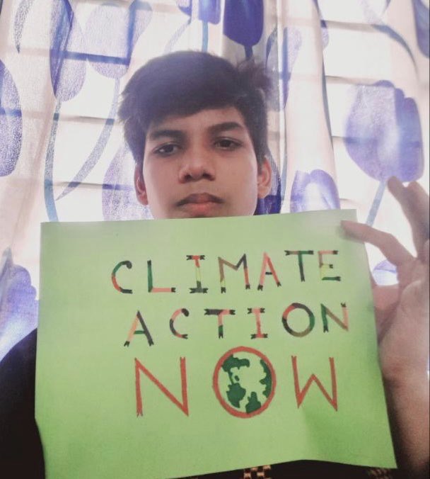 End fossil fuels, Climate Action Now 🌎 Climate Strike day- 9 #Bangladesh #ClimateActionNow #EndFossilFuels #ClimateStrike #FridaysForFuture