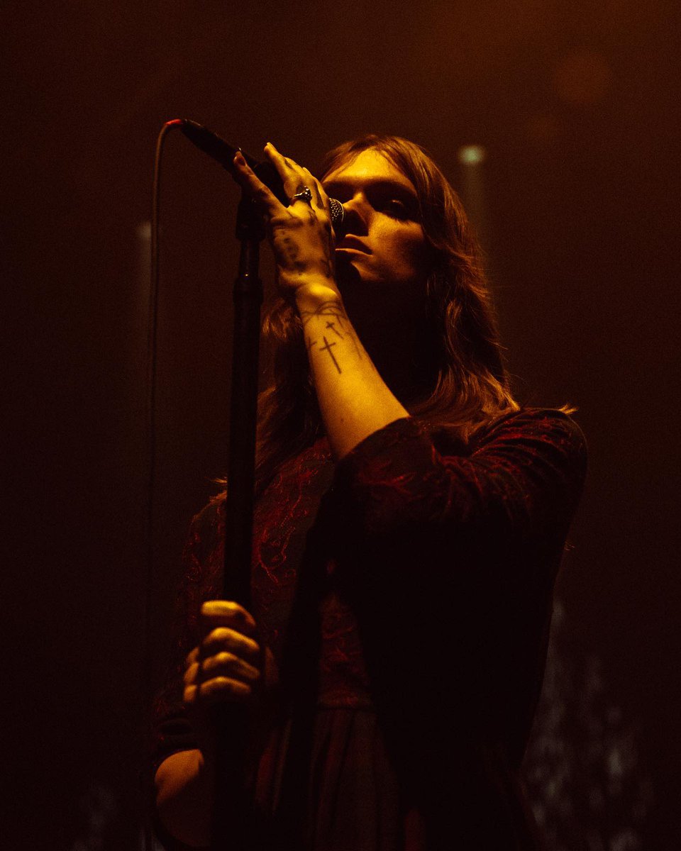 ethelsource's tweet photo. ethel cain on stage in new orleans recently, photographed by @JordanHefler https://t.co/vKewTValt9